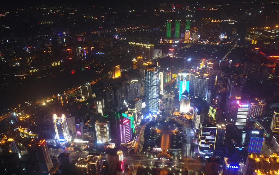 Nanning skyline — gateway city of China to ASEAN