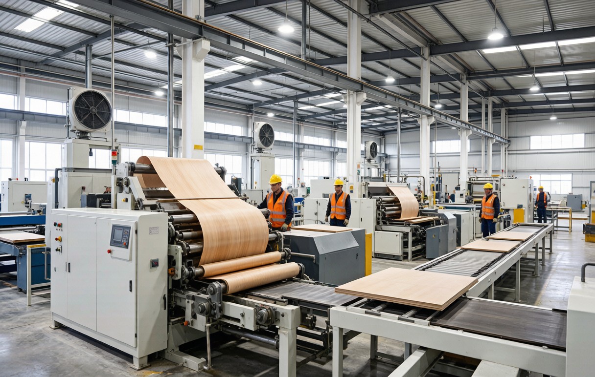 Plywood production line