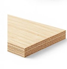 Particle board angle view